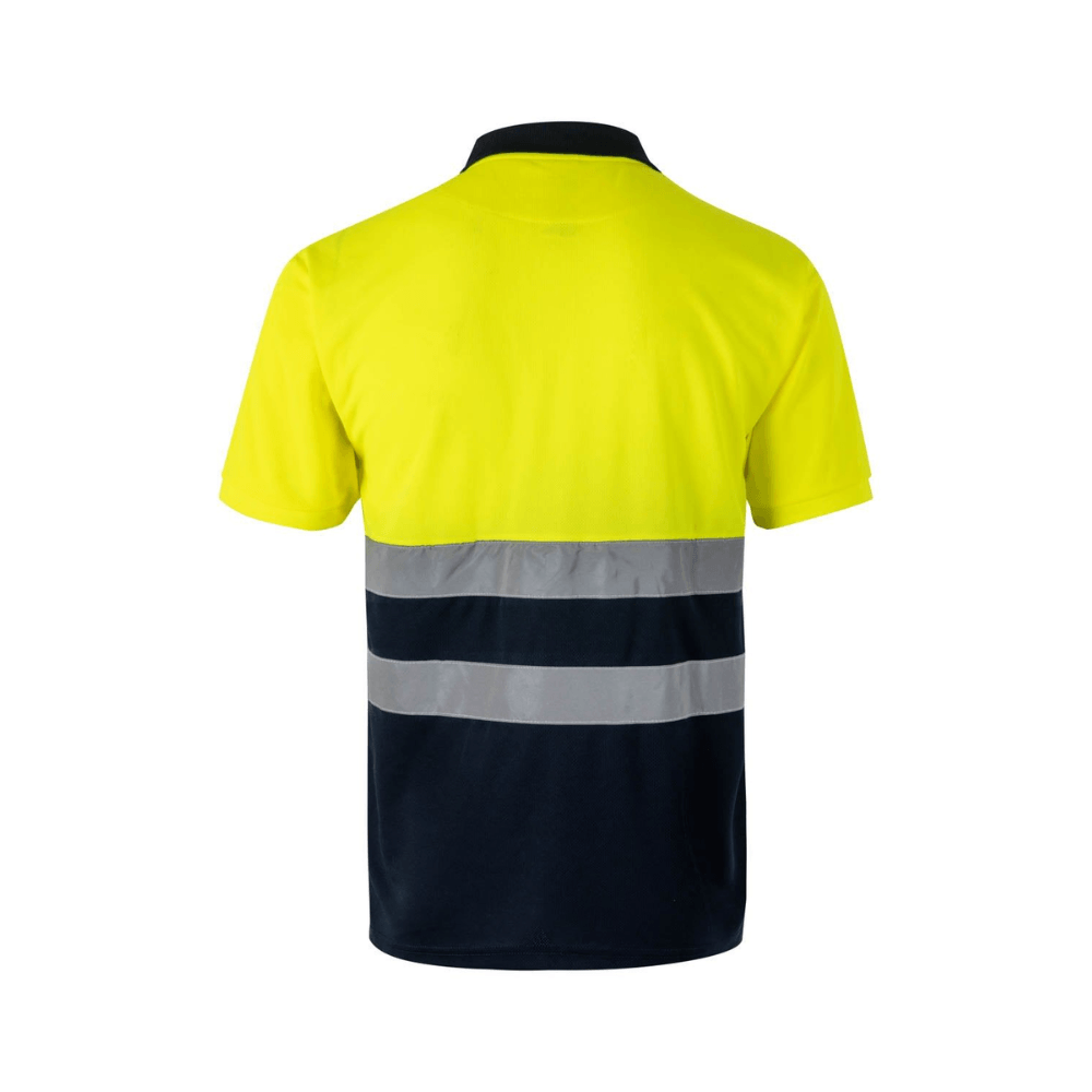 Polo bicolor manga corta reflectante Velilla 305504