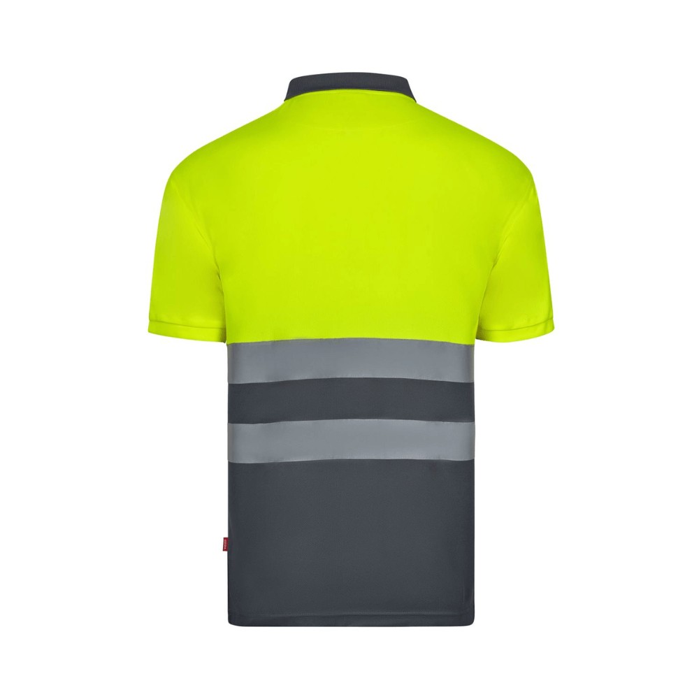 Polo bicolor manga corta reflectante Velilla 305504