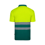 Polo bicolor manga corta reflectante Velilla 305504