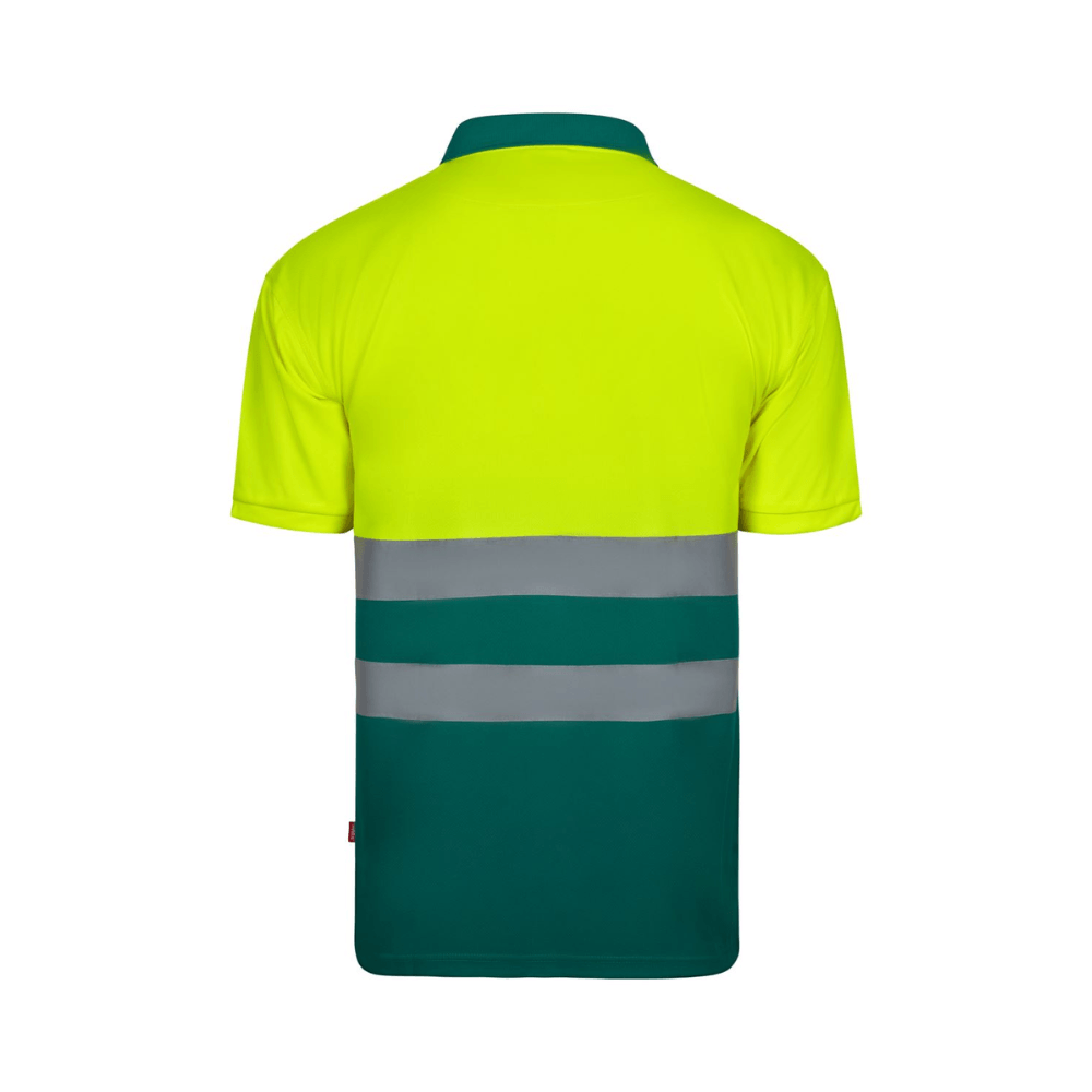 Polo bicolor manga corta reflectante Velilla 305504