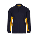 Polo bicolor manga comprida Velilla 105514
