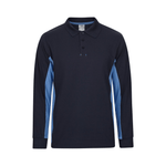 Polo bicolor manga comprida Velilla 105514
