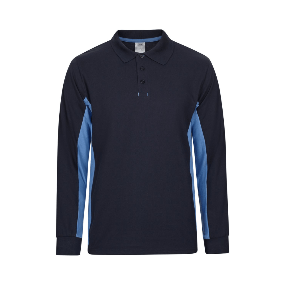 Polo bicolor manga comprida Velilla 105514