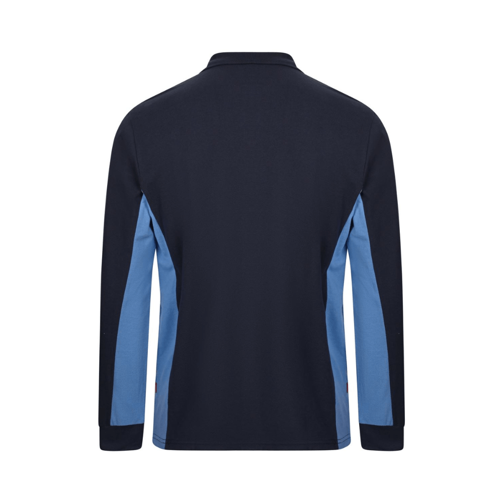 Polo bicolor manga comprida Velilla 105514