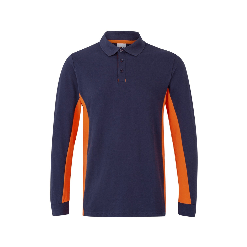 Polo bicolor manga comprida Velilla 105514