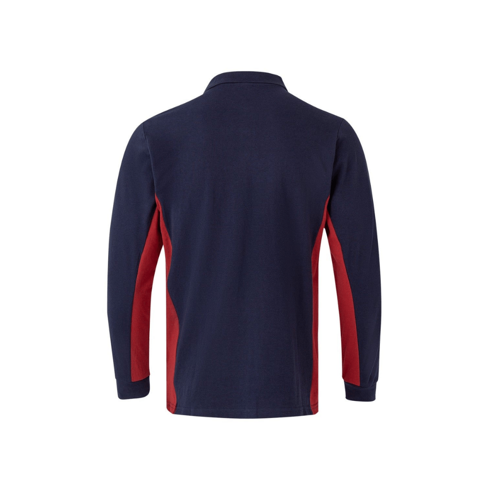 Polo bicolor manga comprida Velilla 105514