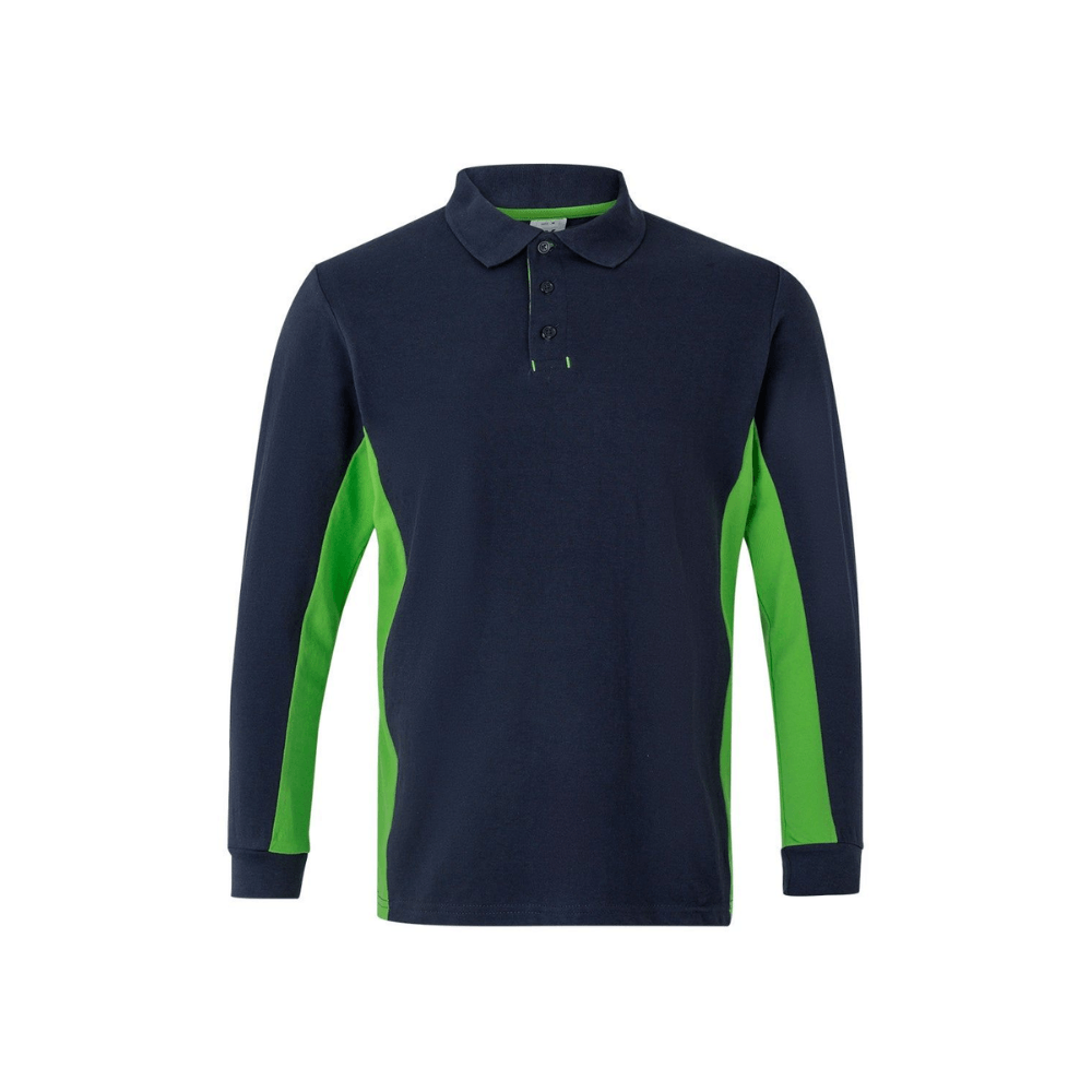 Polo bicolor manga comprida Velilla 105514