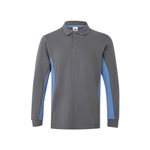 Polo bicolor manga comprida Velilla 105514
