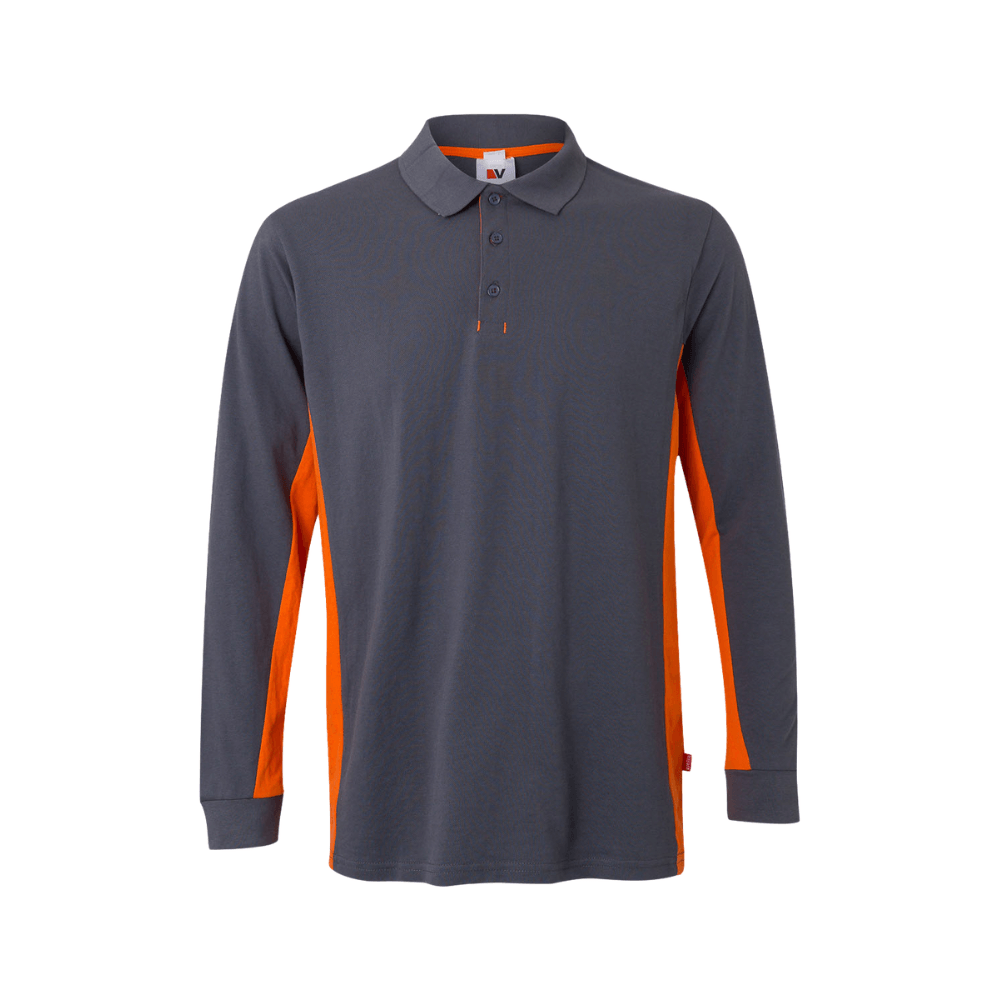 Polo bicolor manga comprida Velilla 105514