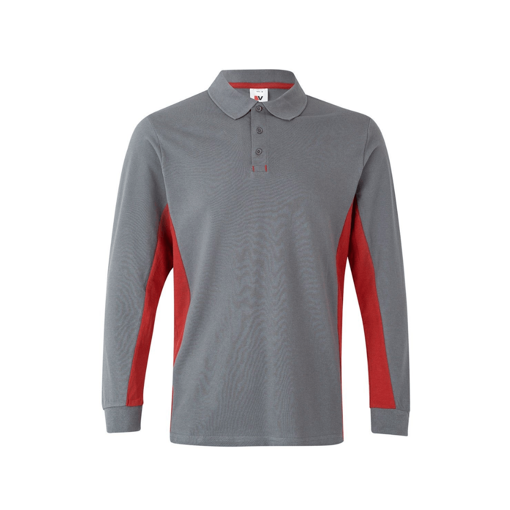 Polo bicolor manga comprida Velilla 105514