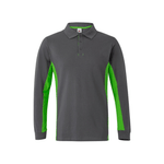 Polo bicolor manga comprida Velilla 105514