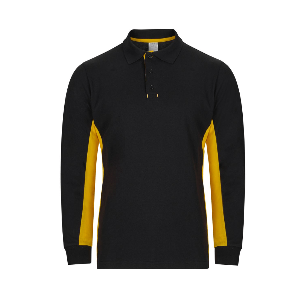 Polo bicolor manga comprida Velilla 105514