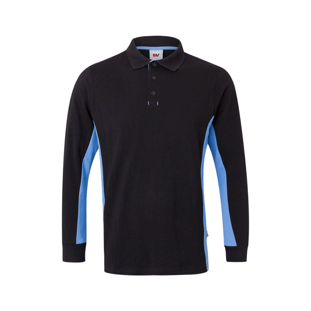 Polo bicolor manga comprida Velilla 105514
