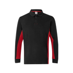Polo bicolor manga comprida Velilla 105514