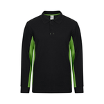 Polo bicolor manga comprida Velilla 105514