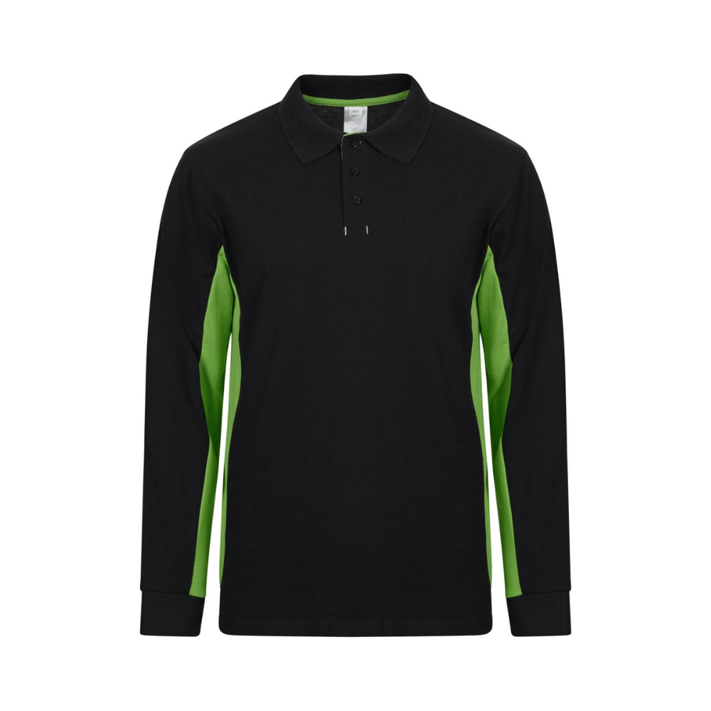 Polo bicolor manga comprida Velilla 105514
