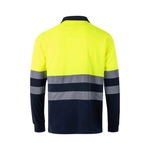 Polo bicolor manga larga reflectante Velilla 305507