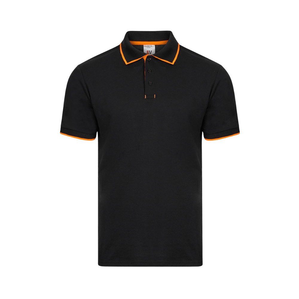 Polo bicolor raya manga corta Velilla 105505