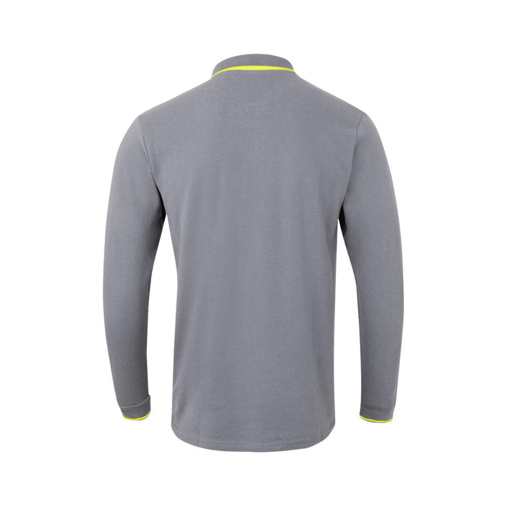 Polo bicolor raya manga larga Velilla 105515