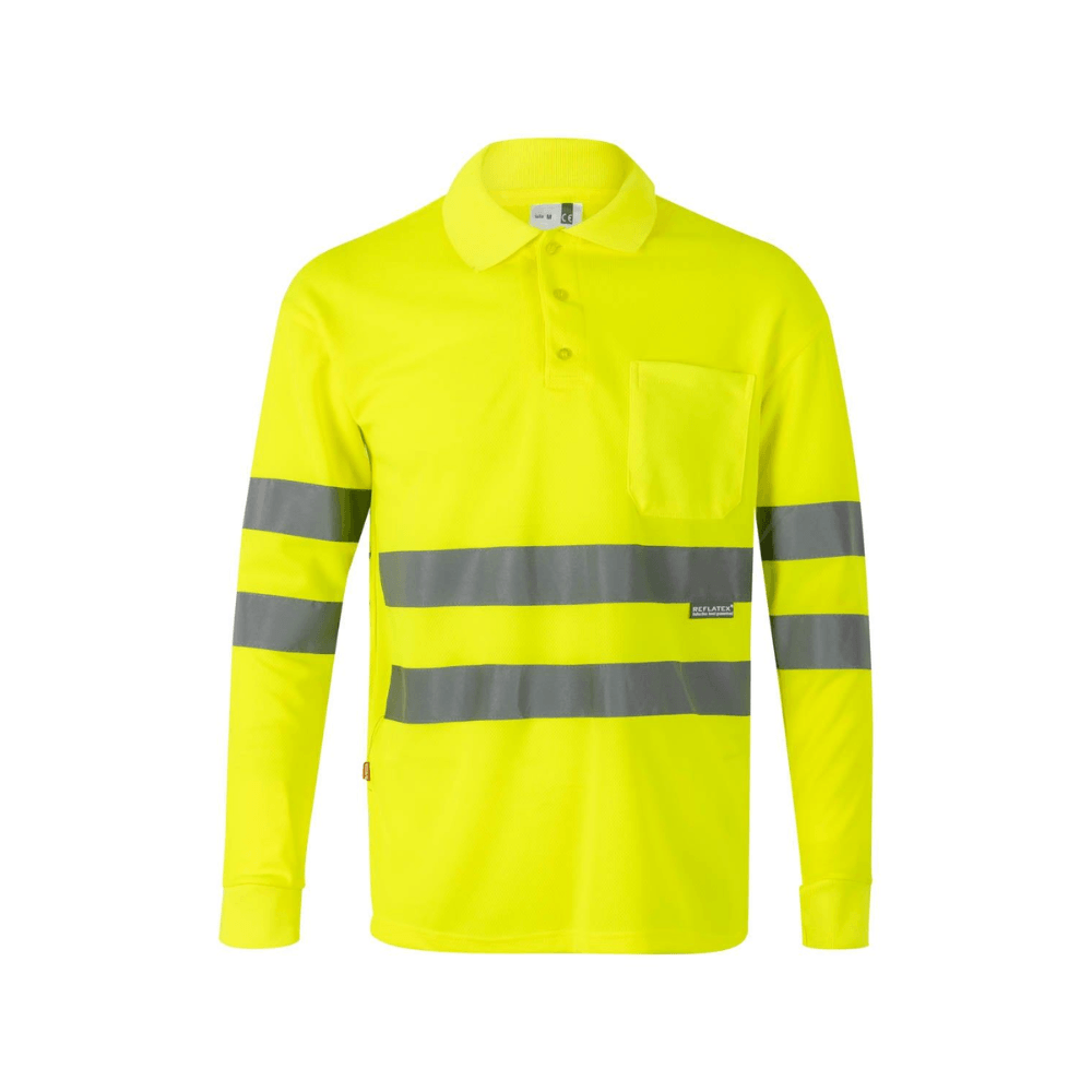 Polo de manga comprida refletor Velilla 174