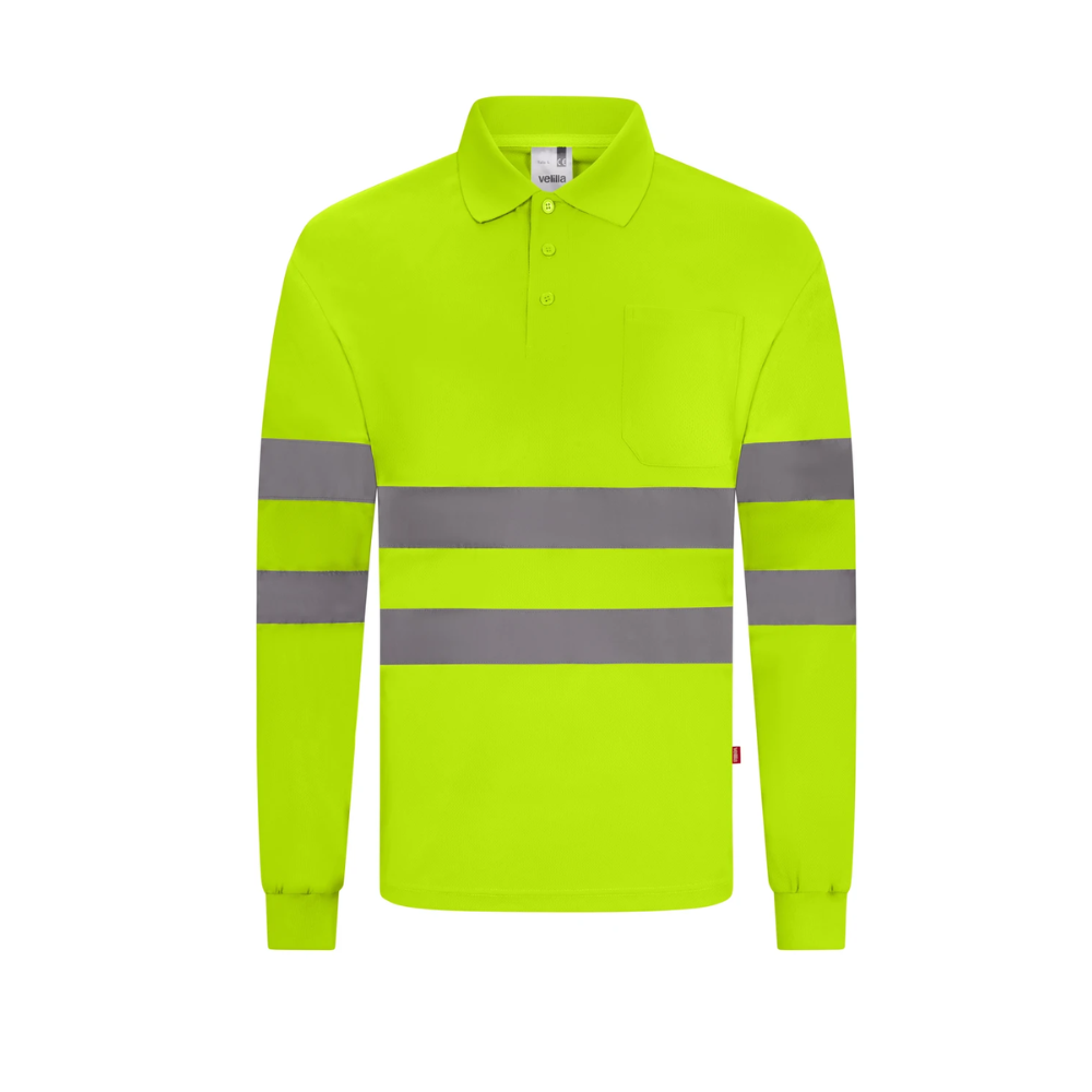 Polo manga larga reflectante Velilla 305511