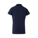 Polo de mulher de manga curta elástica