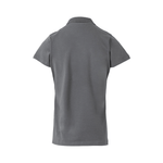 Polo de mulher de manga curta elástica