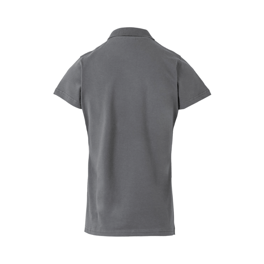 Polo de mulher de manga curta elástica