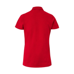 Polo de mulher de manga curta elástica