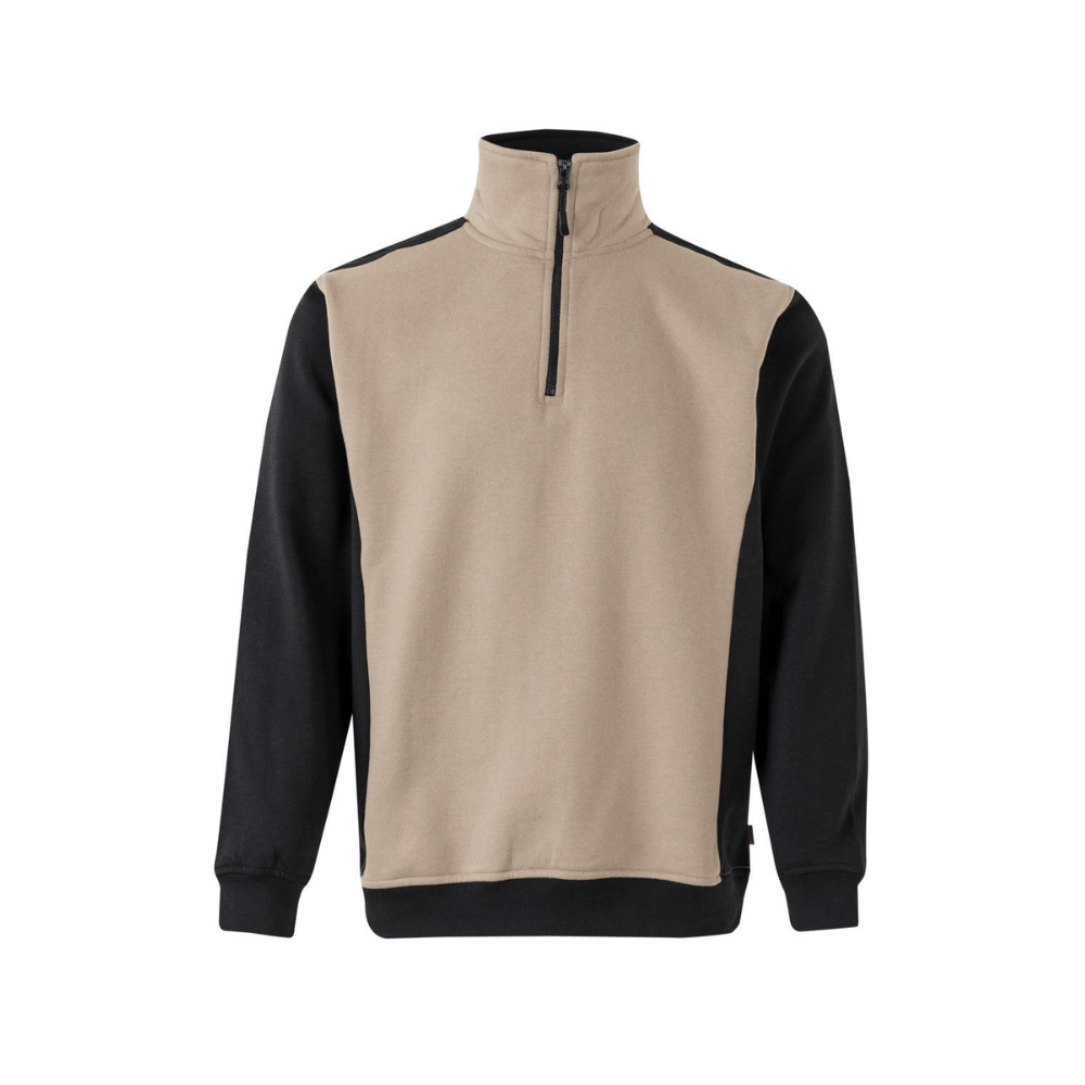 Camisola polar bicolor com meio fecho Velilla 105703