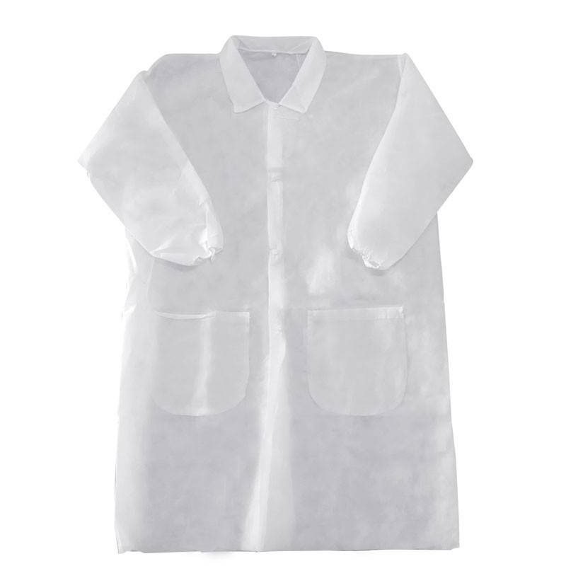Bata desechable de laboratorio microporosa Safetop 21033