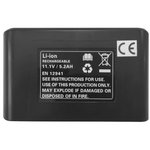 Batería recargable Li-Ion para Cyclon Safetop 70606
