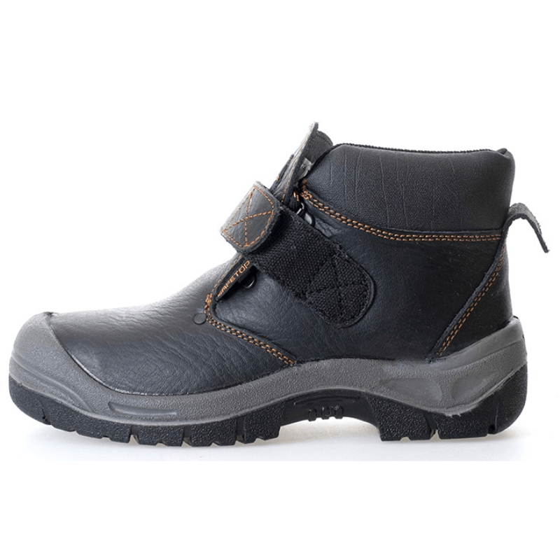 Bota S3 com velcro e atacadores interiores soldador AMIO SAFETOP 219
