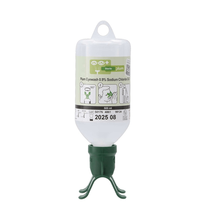 Solução estéril para lavagem ocular 500ml PLUM-DUO SAFETOP 11710