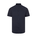 Camisa cuello tirilla stretch manga corta hombre Velilla 405012S