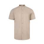 Camisa cuello tirilla stretch manga corta hombre Velilla 405012S