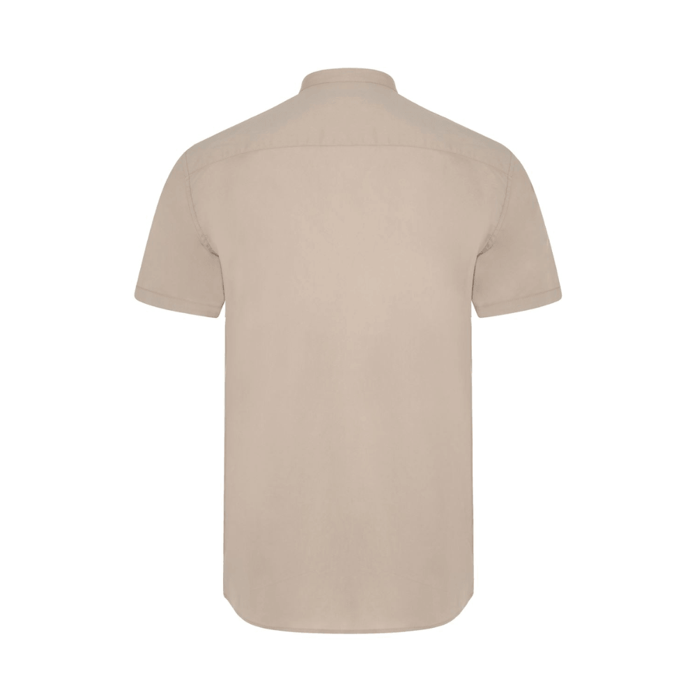 Camisa cuello tirilla stretch manga corta hombre Velilla 405012S