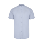 Camisa cuello tirilla stretch manga corta hombre Velilla 405012S
