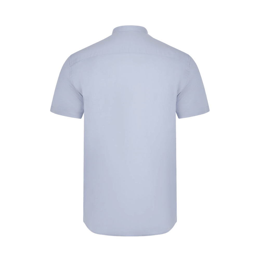 Camisa cuello tirilla stretch manga corta hombre Velilla 405012S