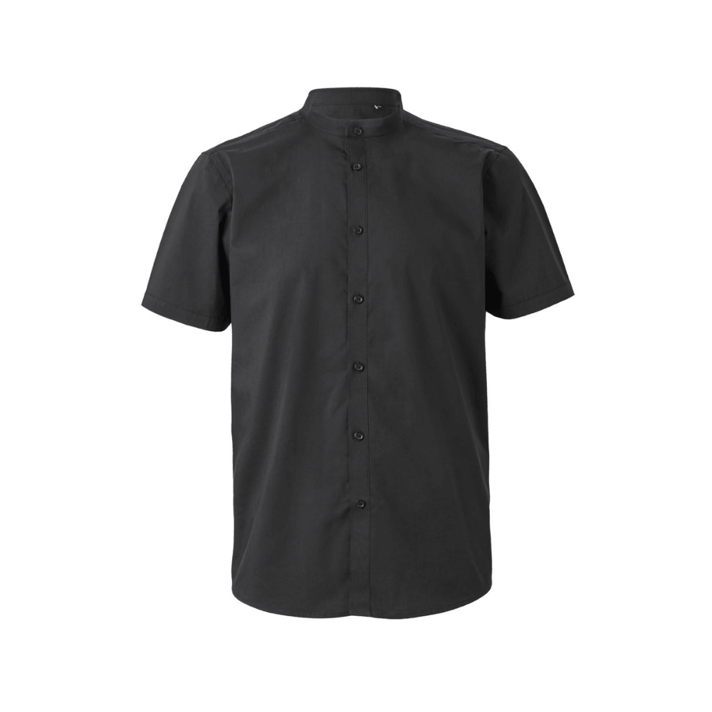Camisa cuello tirilla stretch manga corta hombre Velilla 405012S