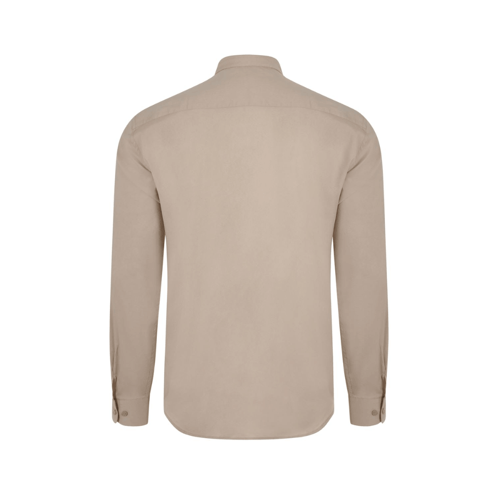 Camisa cuello tirilla stretch manga larga hombre Velilla 405013S
