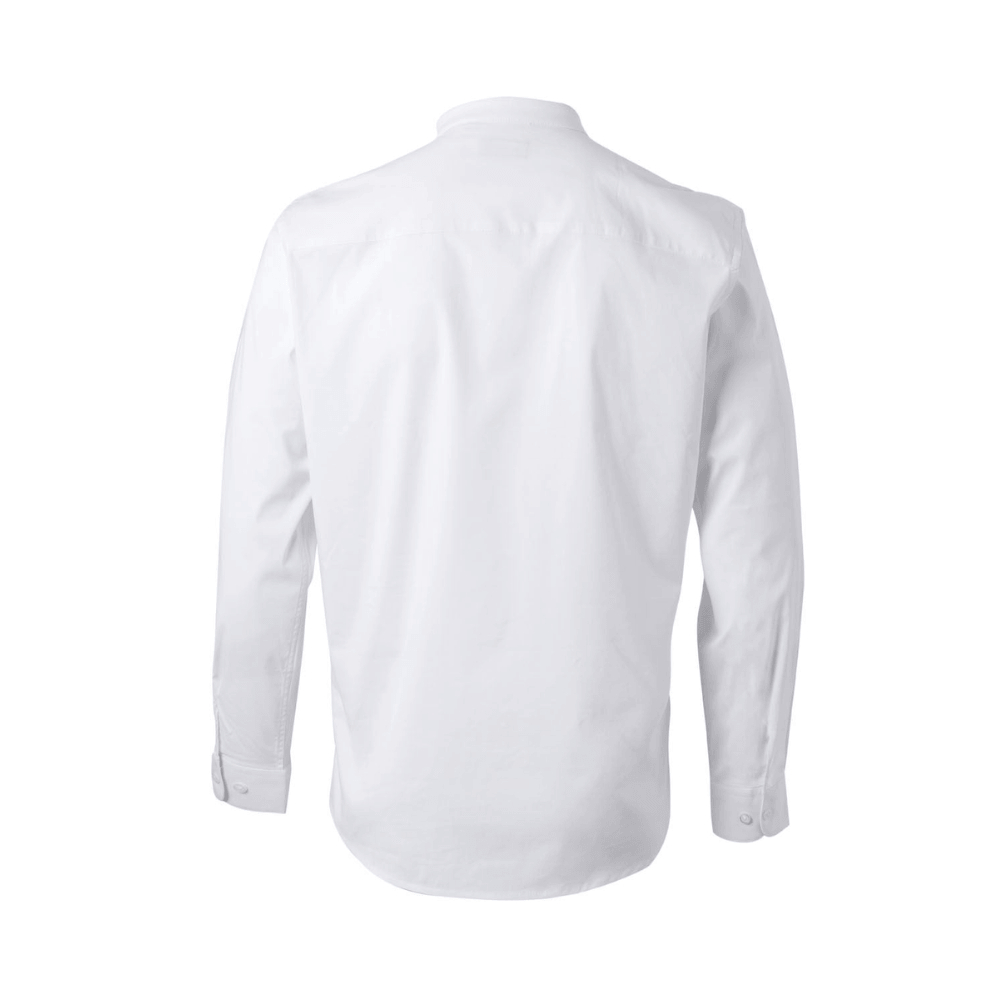 Camisa cuello tirilla stretch manga larga hombre Velilla 405013S