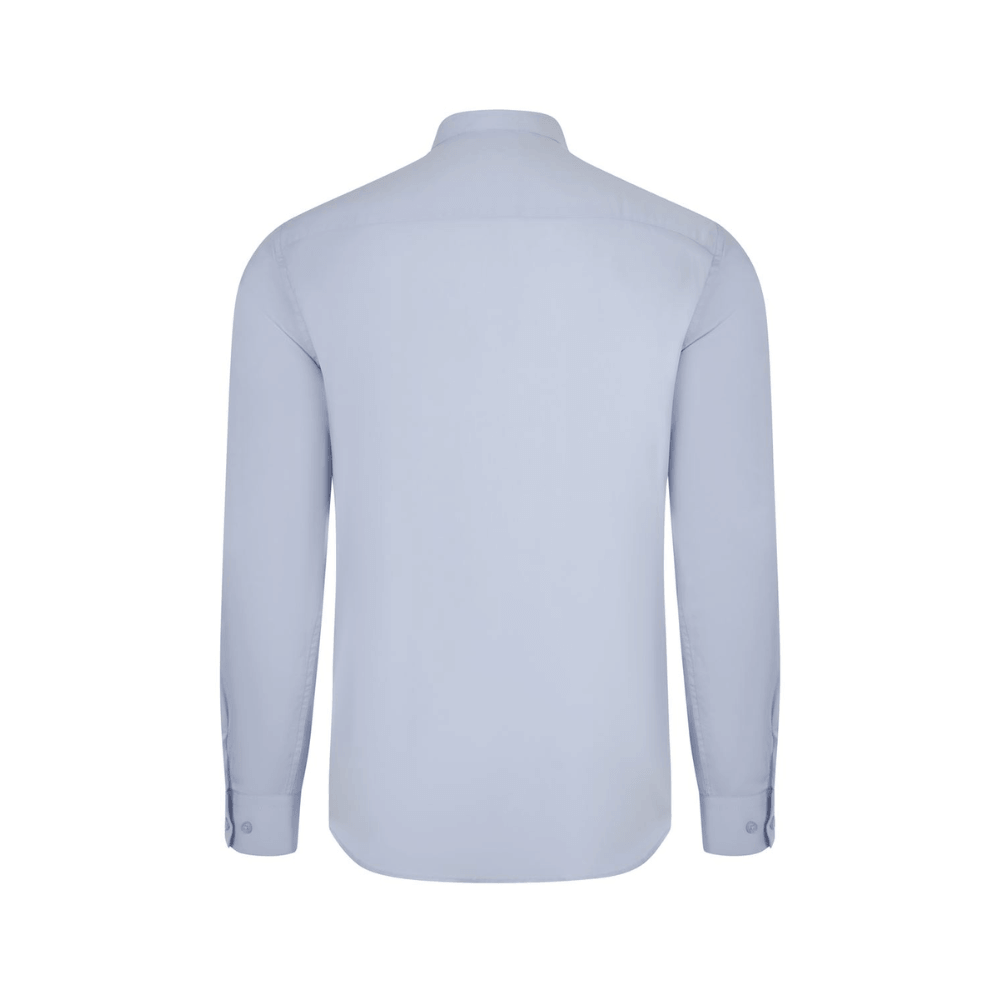 Camisa cuello tirilla stretch manga larga hombre Velilla 405013S