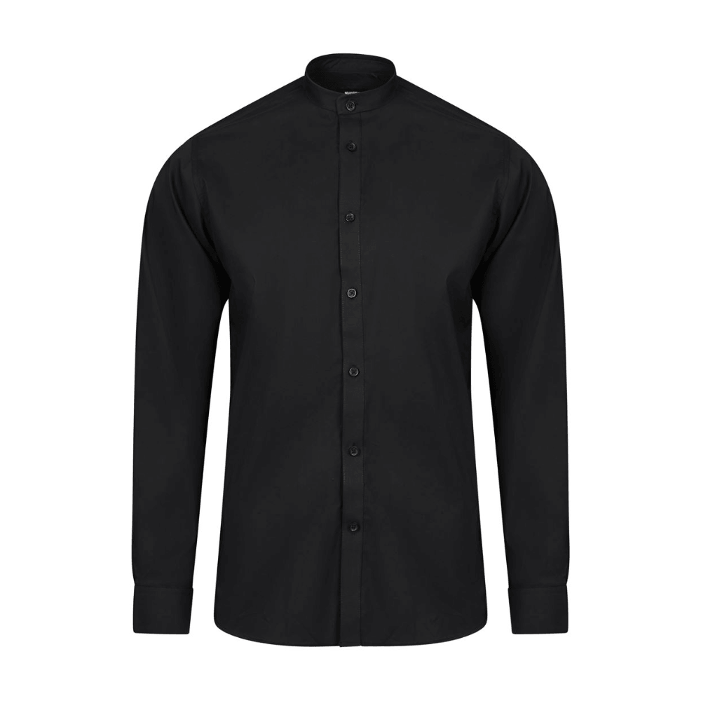 Camisa cuello tirilla stretch manga larga hombre Velilla 405013S