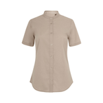 Camisa cuello tirilla stretch manga corta mujer Velilla 405014S
