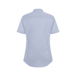Camisa cuello tirilla stretch manga corta mujer Velilla 405014S