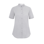 Camisa cuello tirilla stretch manga corta mujer Velilla 405014S