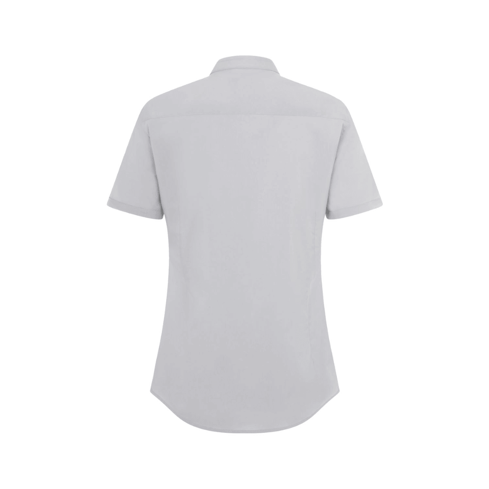 Camisa cuello tirilla stretch manga corta mujer Velilla 405014S