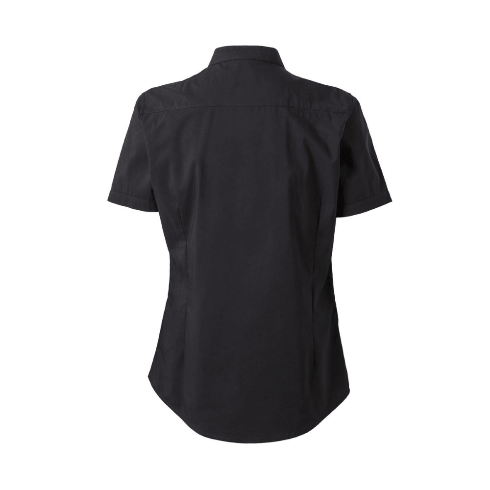 Camisa cuello tirilla stretch manga corta mujer Velilla 405014S