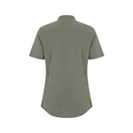 Camisa cuello tirilla stretch manga corta mujer Velilla 405014S